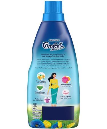 Comfort After Wash Morning Fresh Fabric Conditioner - 860 ml | Premium Fabric Softener for Softness & Freshness | International Shipping Available - Buy Online on GoSupps.com