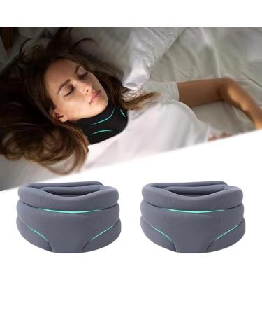 Neck Brace Neck Support Neck Traction Device Neck Posture Corrector Neck Decompression Devices Neck Posture Corrector for Neck Pain and Support During Sleep(Gray 2PCS)