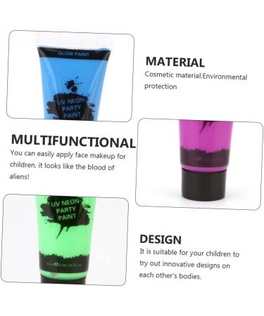  Beavorty Beavorty 2 Pack Safe Body Paints 10ml UV Reactive Face Paints No Harmful Chemicals For Night Events 8 Pieces X 2 - Buy Online on GoSupps.com