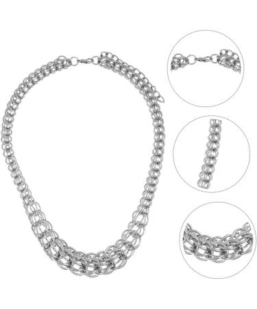 COLLBATH 1pc Hip Hop Clavicle Chain Men's Necklaces Men Chain Necklaces Fashion Necklace Personality Decorate - Buy Online on GoSupps.com