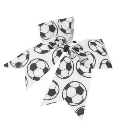 minkissy Cute Hair Ties Hair Ribbons Bows for Hair Soccer Hair Ties Girl Bows Soccer Bows for Girls Hair Ties with Bows Bow Girl Hair Rope Bow Hair Rope Thread Webbing Child Hairball Fan