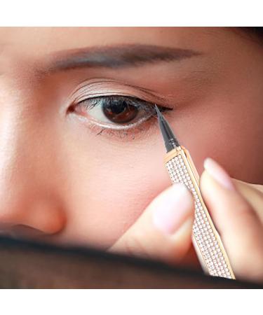 Healeved 3pcs Eyeliner Eye Makeup Stamp Portable Makeup Pens Cosmetics Eye Line Pencils Makeup Supplies Alloy - Buy Online on GoSupps.com