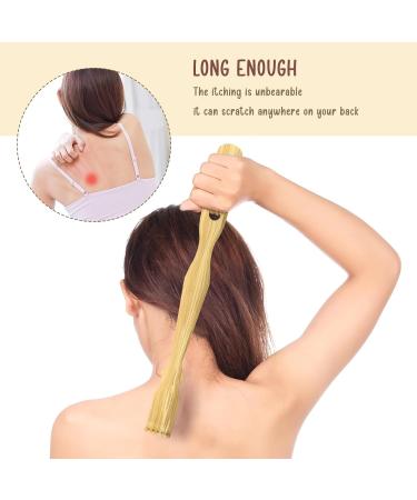 DC Voltage Bamboo Back Scratcher for Men & Women - Long Handle Massage Tool - Handicraft Finger Design - Buy Online on GoSupps.com