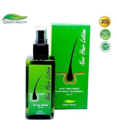 Neo Hair Lotion 120ml - Hair Treatment with Root Nutrients | Green Wealth | Shop Internationally at addTOchart - Buy Online on GoSupps.com