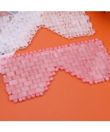 Rose Eye Mask Jade Eye Mask Natural Crystal Sleep Mask Relieve Fatigue Skin Care Face Beauty Tool - Buy Online on GoSupps.com