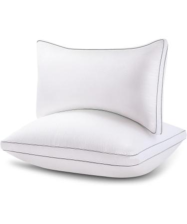 Buy Amolavet 40x80 Hotel Pillows - Down Alternative Soft Support Cushions - Allergy-Friendly Sleep Pillows - Set of 2 for All Sleeping Positions - Buy Online on GoSupps.com