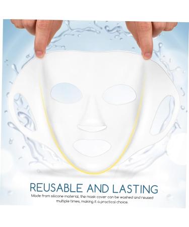 Beaupretty 3 pi ces Masques Visage Silicone R utilisables Couvre-masque Hydratant Anti- vaporation Confortable - Buy Online on GoSupps.com