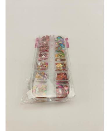 Shop Ebanku Fall Maple Leaf Nail Art Sequins - Autumn Glitter for DIY Nail Designs - Holographic Nail Art Supply - Buy Online on GoSupps.com