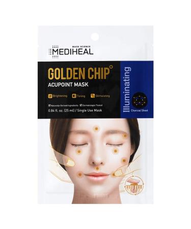Mediheal Golden Chip Acupoint Beauty Mask | 5 Sheets - 0.84 fl oz Each | Radiant Skin Boost - Buy Online on GoSupps.com