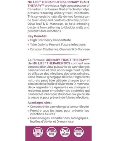 NuLife Therapeutics by NuLife Vitamins Urinary Tract Therapy - Enhanced Cranberry Formula 60 Count - Buy Online on GoSupps.com