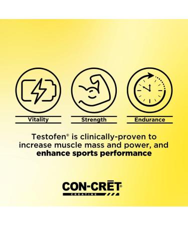 Buy CON-CRET + Test - Patented Creatine HCl with Testofen for Enhanced Testosterone - 60 Capsules | International Shipping - Buy Online on GoSupps.com