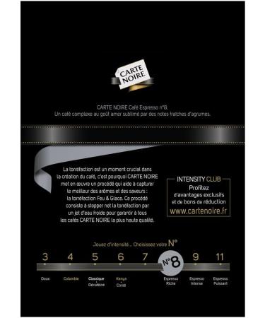 Carte Noire - Espresso N 8 Coffee Pods - 48 Soft Individual Espresso Pods - Buy Online on GoSupps.com