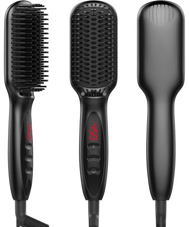 Hair Straightener Comb Brush - Heated Electric Hair Straightener for Smooth Sleek Hair | Buy Online Internationally - Buy Online on GoSupps.com