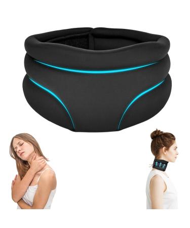 DAMIGHT Cervicorrect Neck Brace Neck Support Brace-Black Neck Brace for Sleeping Pressure Relief Wrap and Stabilize.