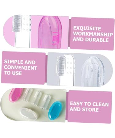 Tovinanna 9-Piece Baby Toothbrush Set | Toddler Finger Toothbrush & Mouth Cleaner | Infant Teething Massage Device - Buy Online on GoSupps.com