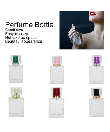Buy Brrnoo 50 ml Refillable Glass Perfume Bottles 6 Pack Empty Vials & Spray Devices for Travel & Cosmetics - Buy Online on GoSupps.com