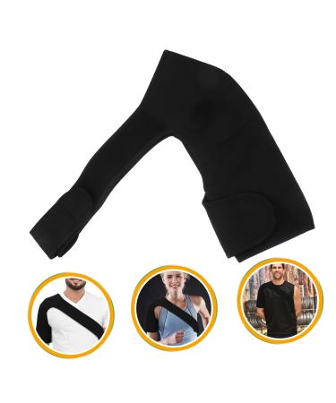 KALLORY Men's Shoulder Pads & Arm Sling - Sports Support Injury Recovery Shoulder Wraps & Brace Medium Black - Buy Online on GoSupps.com