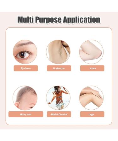 Electric Eyebrow Trimmer Eyebrow Shaver Rechargeable Trimmer Double Blade Eyebrow Trimmer Pivoting Head Facial Hair Remover with Grooming Comb 1 Set White - Buy Online on GoSupps.com