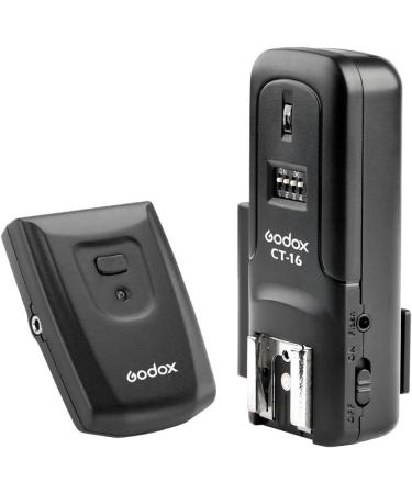 Godox CT-16 Wireless Radio Flash Trigger for Canon Nikon Pentax DSLR Camera Studio Flash - 16 Channels (Transmitter + Receiver) - Buy Online on GoSupps.com