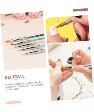 Healeved 4 Sets Nail Pen Nails Gel Nail Gel Dotting Supply Nail Painting Tools Nail Accessory Manicure Tools Professional Nail Supply Nail Art Supply Nail Art Tool Function Pen Carved Abs - Buy Online on GoSupps.com