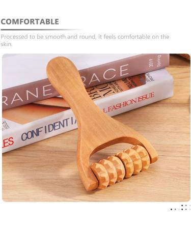 Buy Pieces Wooden Trigger Point Massage Roller - Body & Facial Gua Sha Tool for Neck & Face - International Shipping Available - Buy Online on GoSupps.com
