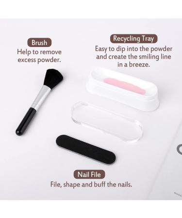 Aikker 27 Pcs Fast Dry Dip Powder Nail Kit Starter | 20 Earth Tone Colors | Long Lasting Finish | No UV/LED Lamp Needed | Nail Tools Included | AK34 Magic Tree - Buy Online on GoSupps.com