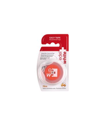 Edel+White Easy Wached Dnise Band 70 M I Dental flowed with mint and caipirinhage taste i interdental cleaner for thorough oral hygiene