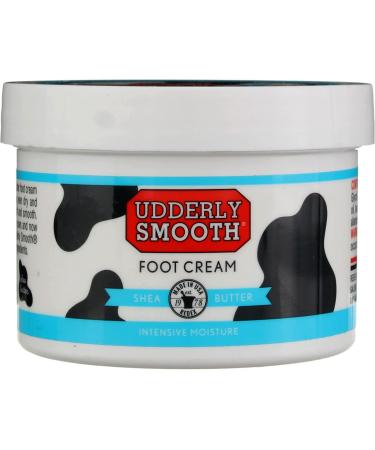 Udderly Smooth Foot Cream with Shea Butter - 8 oz | Best Moisturizer for Dry Feet - Buy Online on GoSupps.com