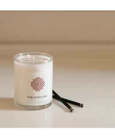 Ethics Supply Co. The High One Candle - 11 oz Balsam Fir White Pine & Spruce | Essential Oil Infused | 60 Hour Burn Time | International Shipping Available - Buy Online on GoSupps.com