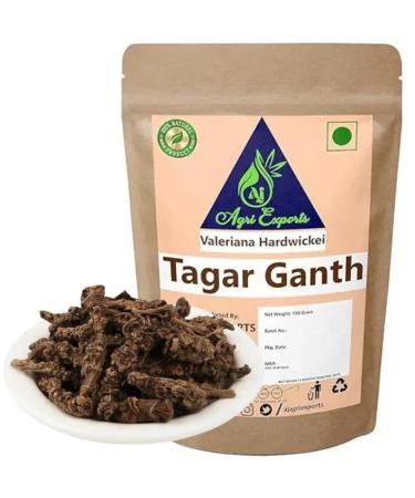 3.52oz / 100g Tagarganth - Tagar Ganth - Mushkbala - Sugandhabala - Valerian Root - Valeriana Wallichi - Tagar - Bala - Valeriana Wallichii- Indian Valerian