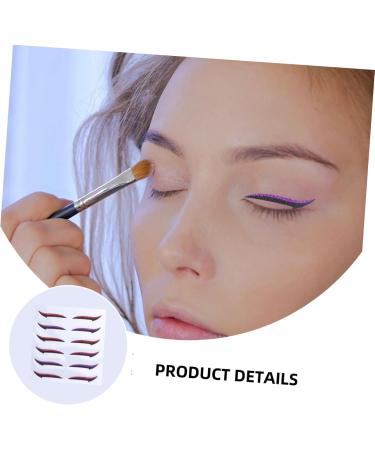 TOVINANNA 12 Pairs Eyeliner Double Eyelid Patch Black Eyeliner Matte Waterproof Long Lasting Charcoal Double Eyelid Tape Brown Invisible Eyeline Strips Multi - Buy Online on GoSupps.com