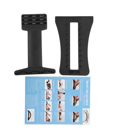 HOOLEEY Quality ABS Lumbar Support Back Muscle Stretcher Plate Pad for Pain Relief