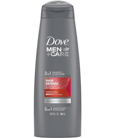 Dove Men + Care 2 in 1 Shampoo & Conditioner For Clean And Protected Hair Defense For Stronger Healthy Hair Everyday 355 ml 4 pack - Buy Online on GoSupps.com