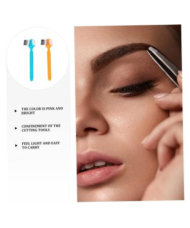 Beavorty Eyebrow Scraper & Comb Set | Reusable Mini Eyebrow Razors & Peeling Knife - Perfect for Precise Styling & Grooming - Buy Online on GoSupps.com