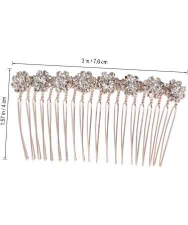 DOITOOL Comb Hair Clip Hair Pin Hair Barrettes Rhinestone Bobby Pins Accessories Alloy Bride - Buy Online on GoSupps.com