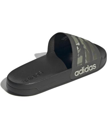 Buy adidas Unisex Adilette Shower Slides 44 2/3 EU - Shadow Olive Putty Grey Olive Strata | International Shipping Available - Buy Online on GoSupps.com