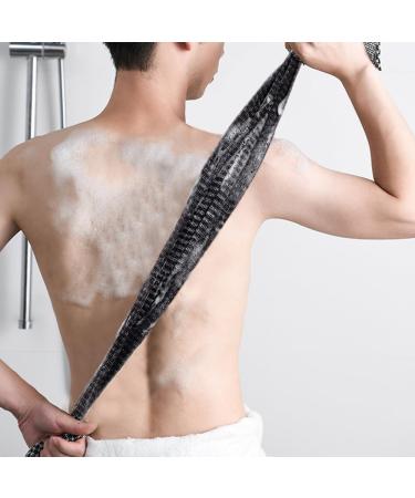 Extra Long Exfoliating Washcloth & Body Scrubber - Ideal for Dirt Removal on Skin - Buy Online on GoSupps.com