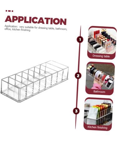 NOLITOY Box Makeup Storage Box Eyeshadow Display Rack Make up Holder Cosmetics Rack Eye Shadow Cosmetic Rack - Buy Online on GoSupps.com