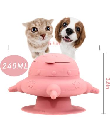 BCHBUD Puppy Kittens Feeder Milk Bowl 240ml - Nursing Bottles for Small Newborn Pets - Pink - Buy Online on GoSupps.com