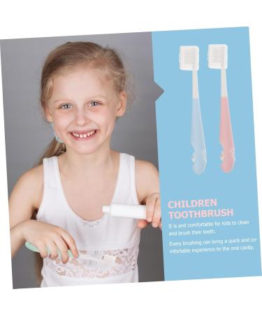 Shop Homsfou Soft Children's Toothbrush - 3 Pack in Assorted Colors | Bulk Baby and Kids Toothbrush for Gentle Cleaning | Ideal for Home Dental Care - Buy Online on GoSupps.com