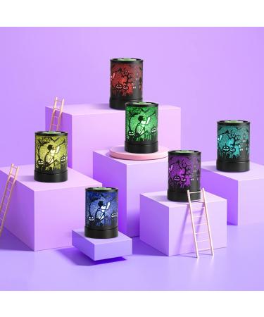 Halloween Metal Wax Warmer - LED Fragrant Wax Burner with 7 Colors for Home & Office Decoration - Buy Online on GoSupps.com
