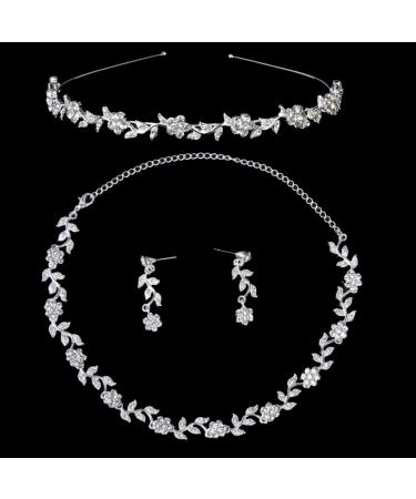 Perfeclan Wedding Bride Hair Tiara - Elegant Crystal Headband for Weddings Proms & Parties - Buy Online on GoSupps.com