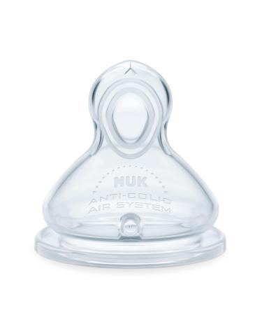 NUK Smooth Flow Anti-Colic Baby Bottle 10 oz - 4 Pack Elephant Gray - Buy Online on GoSupps.com