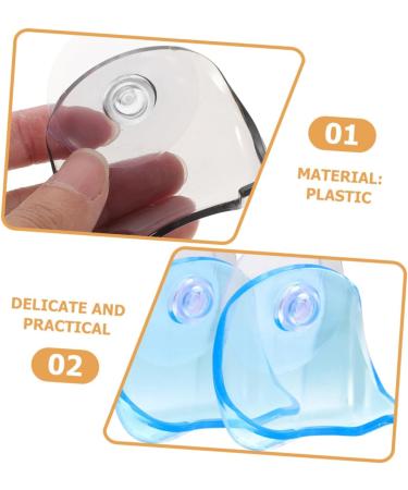 Frcolor 10 Pack Razor Hooks with Suction Cup - Wall Holder for Bathroom Shower | Men s Shaver & Brush Storage Solution - Buy Online on GoSupps.com