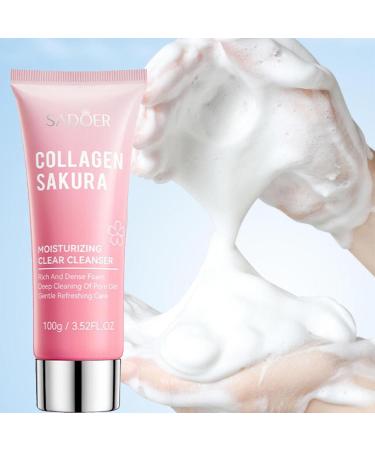 Natural Cherry Blossom Facial Cleanser - Deep Cleaning Hydrating Lotion for All Skin Types - Buy Online on GoSupps.com