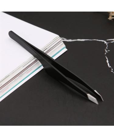 Tweezers Professional Stainless Steel Slant Tip Hair Removal Eyebrow Tweezers Makeup Useful Hand Tool Drop Ship Precision Tweezers Set - Buy Online on GoSupps.com