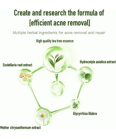 Anti Acne Removal Cream Tea Tree Acne Removal Gel Acne Cream for Acne Treatment & Spot Treatment Clear Soothing Spot Gel Acne Moisturiser Whiteheads & Blackhead Remover Invisible Gel - Buy Online on GoSupps.com