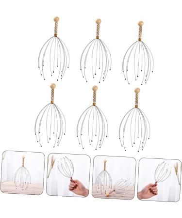 Fomiyes 6-in-1 Hand Scrubber & Scalp Massager Brush | Multifunctional Tool for Scalp Care & Relaxation - Buy Online on GoSupps.com