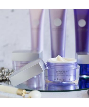 Atashi Supernight Detox Mask Purifies detoxifying and stressed skin hydrate Strengthens natural barrier Repairs and protects from blue light Hyaluronic acid Niacinamide 50ml - Buy Online on GoSupps.com