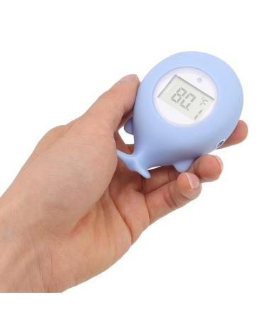 Whale Shaped Baby Bath Thermometer with Silent Alarm - Safe Water Temperature for Kids - Buy Online on GoSupps.com